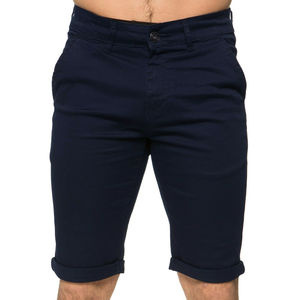 Venta al por mayor de fábrica tejido de sarga chino verde a juego cinturón ajustable de algodón orgánico bolsillo cargo pantalones cortos para hombres - Product Image 1