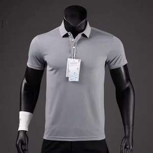 2025 mejor camiseta Polo de seda de hielo personalizada de alta calidad para hombres con logotipo bordado al por mayor camiseta de golf lisa de gama alta - Product Image 5