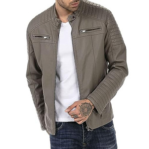 Meilleur prix Veste en cuir de mouton de haute qualité pour hommes personnalisée Veste de mode d'hiver Fabriqué au Pakistan - Product Image 4