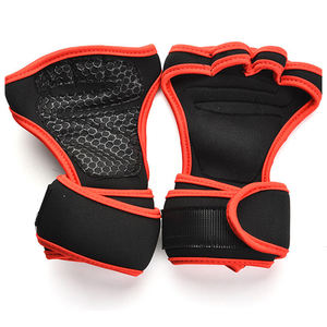 Guante de entrenamiento Unisex, manopla de entrenamiento cruzado, para gimnasio, levantamiento de pesas, relleno de silicona con soporte para muñeca, a la venta - Product Image 6