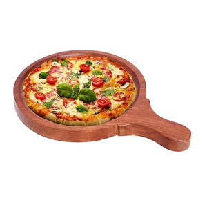 Sản Phẩm Độc Đáo Cái Nhìn Hấp Dẫn Đồng Bằng Bánh Pizza Platter Phục Vụ Khay Cho Đồ Ăn Nhẹ Cà Phê Sử Dụng Mục Đích Khay Tự Nhiên Hoàn Thành Bánh Pizza Deco - Product Image 6