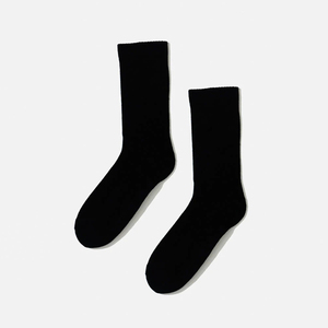 Fabricación de Calcetines OEM, Diseño Personalizado con su Propio Logotipo, Calcetines Negros de Algodón Peinado para Hombre - Product Image 1