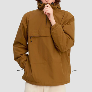 Fashionable <b>Pullover</b> Windbreaker <b>Jackets</b> with Hooded Collar Pattern Decoration Customizable Your Own Logo Private Label Option - Product Image 2