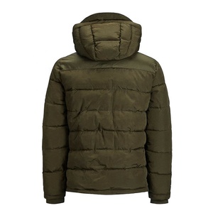 Chaqueta acolchada personalizada ligera para hombre, abrigo de invierno de nuevo diseño con cremallera a prueba de viento y capucha hinchada, venta al por mayor, estilo burbuja - Product Image 6