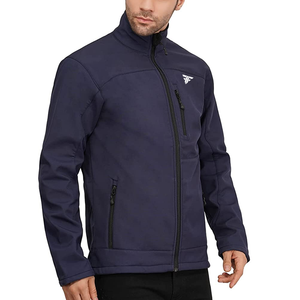 New Design Custom Men Sports Softshell Jackets <b>Grey</b> Outdoor Camping <b>Coats</b> Soft Shell Jacket - Product Image 6