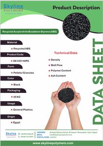 High Quality Black Recycled r-<b>ABS</b> Pellets General Molding Grade for Auto Parts & Electronics - Product Image 5