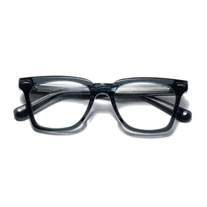 Figroad 2024 Vintage-Brille mit Anti-Blaulicht-Rahmen klassischer Optikrahmen Blaulicht-Blocking-Acetatbrille