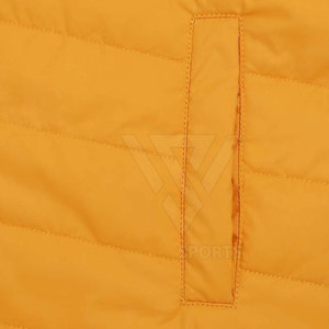 Veste matelassée sans manches pour homme de haute qualité, fabriquée en usine, logo imprimé personnalisé, col montant, style streetwear d'hiver, séchage rapide - Product Image 5