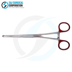 Pince à éponge manuelle Rampley Mâchoires dentelées en acier inoxydable certifiée CE pour une manipulation sûre des écouvillons antiseptiques Généralités - Product Image 4