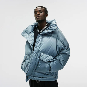 Veste matelassée épaisse et chaude pour homme, imperméable, à capuche, coupe-vent, légère, pour l'hiver, pour les activités de plein air - Product Image 5