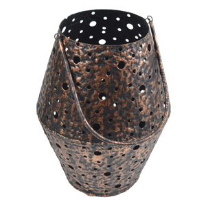 <b>Decor</b> Black Porcelain Hanging <b>Lantern</b> Iron Metal Design Single Candle <b>Decor</b> <b>Lanterns</b> Single Colored <b>Lantern</b> - Product Image 4