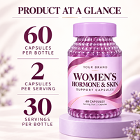 Capsules de soutien hormonal pour la peau des femmes, complément alimentaire, formule personnalisée OEM sous marque privée pour les soins quotidiens et cutanés