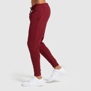 Vente chaude Hommes Gym Workout Joggers 4-Way Stretch Polyester Spandex Pantalon De Survêtement Conique 100% Coton Hip Hop Respirabilité - Product Image 6