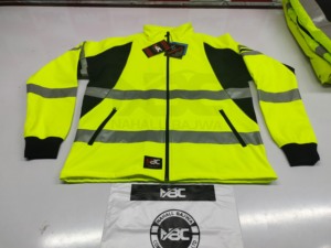 Chaqueta de seguridad de alta visibilidad personalizada de poliéster 100% del fabricante Producción especializada con soporte de logotipo - Product Image 3