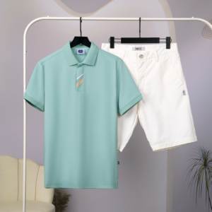 Design accrocheur Polos Pour Hommes Broderie Logo 95% Polyester 5% Spandex Coton Polo Uniformes Scolaires Vêtements En Ligne - Product Image 2