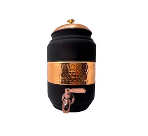 Hot Sale Black Hammered Copper Metal <b>Water</b> Dispenser with Stand in High Quality For Home Kitchen Use - Product Image 4
