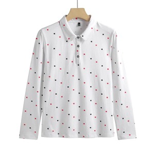 Customize New 3D Printed Polo Shirts 2025 Premium Casual Polo Shirts for Women Stylish 100% Cotton Women's Shirt - Product Image 5