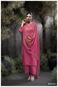 Amplia Gama de Salwar Kameez de Algodón, Seda y Satén, Listos para Fiesta, Disponibles en Stock, OEM Disponible, Precio Económico, Venta al por Mayor Mundial, Secado Rápido - Product Image 3
