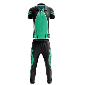 2022 conjuntos de ropa deportiva de grillo de poliéster de manga corta hechos en fábrica uniformes personalizados - Product Image 5