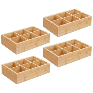 Caja de té de bambú, caja de bambú hecha a mano, decoración de mesa natural ecológica para el hogar, venta al por mayor de Vietnam - Product Image 3