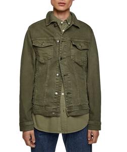 Veste en jean en coton pour homme tendance, veste bomber décontractée pour homme, vêtements de rue, coupe-vent, vestes en denim unies pour homme - Product Image 3