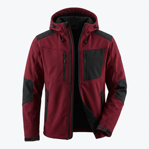 Veste de randonnée imperméable à capuche, vente en gros, design d'hiver, tissu à séchage rapide, confortable, vêtements de plein air, fournisseur d'usine OEM - Product Image 5