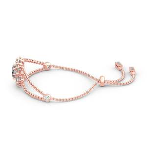 Pulsera de Plata de Ley con Cristal de Corte Redondo Jeulia Sunshine - Product Image 2