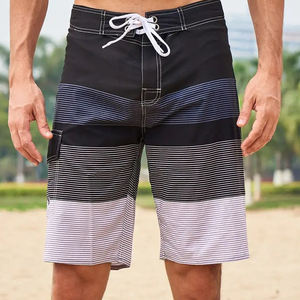 Short de bain imperméable sublimé pour hommes Short de bain à séchage rapide pour hommes Short de bain de plage imprimé grande taille - Product Image 5