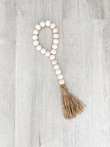 Boho พวงมาลัยทำด้วยมือทำจากเรซินพร้อมลูกปัดตกแต่งสำหรับงานแต่งงานของตกแต่งบ้านพวงมาลัยงานอีเวนต์และการออกแบบตกแต่งภายในที่หรูหรา - Product Image 3