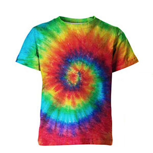 Conception de Logo personnalisé OEM de haute qualité, Tie-Dye à la mode pour hommes d'été - Product Image 1