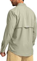 Chemise de pêche pour homme grande taille, imprimé numérique, spandex/polyester, manches longues, respirante, séchage rapide, anti-UV, UPF 50, légère