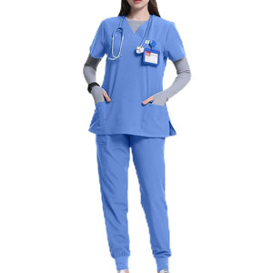 Lightweight Nursing <b>Scrub</b> Suit Custom Made Nursing <b>Scrub</b> Suit <b>Set</b> Medical <b>Scrub</b> <b>Set</b> Best Selling - Product Image 1