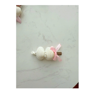 คลิปผมเปลือกหอยเครื่องประดับเปลือกหอยธรรมชาติระดับพรีเมียมทำด้วยมือโดยผู้จัดจำหน่ายจากเวียดนามเหมาะสำหรับการจัดแต่งทรงผมของผู้หญิง - Product Image 4