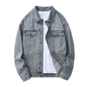 Veste en jean pour homme, service OEM, prix de gros, veste en jean pour homme 100% coton, veste en jean pour homme, best-seller - Product Image 1