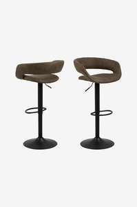 Chaise de bar contemporaine en cuir et fer de haute qualité pour la maison, en plein air, hôtel, café, sous-sol, entrepôt, ensembles de meubles de bar - Product Image 2