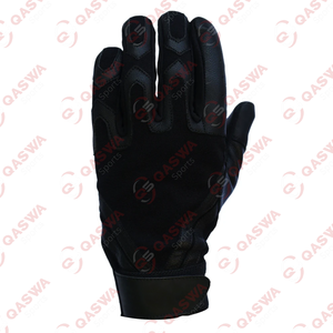 Venta caliente Negro Puño corto Softball Béisbol Guantes de bateo Transpirable Béisbol Softball Guantes para jugadores profesionales - Product Image 2