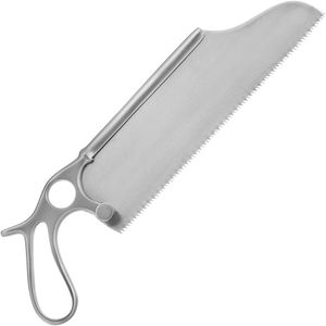 Scie à os manuelle de haute qualité à angle de coupe médicale vétérinaire orthopédique chirurgicale certifiée CE en acier inoxydable classe II - Product Image 2