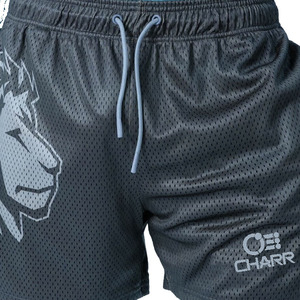 HIC Custom Men's Basketball Shorts 150Grams Double-<b>Layered</b> Mesh 100% Polyester Breathable <b>Mid</b> High Quality OEM Service Summer - Product Image 4