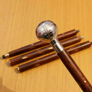 Mango de latón vikingo Estilo vintage Bastón de madera Palo Victoriano Diseñador Regalo Artículo antiguo Regalo Ancianos - Product Image 5