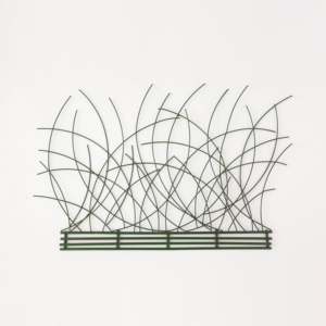 ภาพศิลปะติดผนังเหล็กสีเขียวสุดหรูดอกไม้แบบเรียบง่ายตกแต่งบ้านโลหะขนาด26X33นิ้ว4.1กก. สำหรับห้องนอนห้องนั่งเล่นห้องโถง - Product Image 1