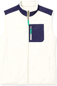 Hot Selling <b>Men</b> Streetwear Clothing Fashion <b>Gilets</b> Full Zip Polar <b>Fleece</b> Vest Casual Waistcoat Polar <b>Fleece</b> Jacket - Product Image 4