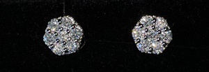 RB GEMS - Pendientes de Plata de Ley 925 con Baño de Oro y Diamantes VVS de 4 Gramos |   Fabricante de Joyería Personalizada Directo de Fábrica |   OEM ODM - Product Image 4