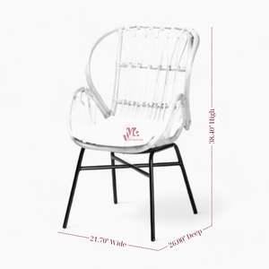 Sillón de ratán con patas de hierro Sillón de ratán para muebles de sala de estar al mejor precio de mercado - Product Image 4