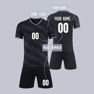 Uniforme de fútbol de ajuste personalizado transpirable 100% poliéster ecológico proveedor OEM con opciones de logotipo y etiqueta privada para equipos - Product Image 4