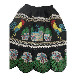 Meilleur prix, jupe en coton brodée pour femmes, de haute qualité, style uni avec broderie imprimée, best-seller - Product Image 5