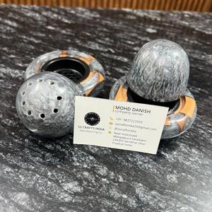 Soporte de incienso moderno hecho a mano, Mini quemador Bakhoor de resina de madera con tapón de anís estrellado para aromaterapia, regalo de Festival en casa - Product Image 2