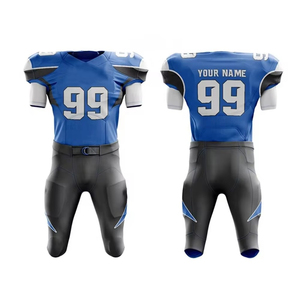 Camiseta de manga corta transpirable uniforme de fútbol americano de poliéster 100% hecha a medida para jóvenes y adultos con precio barato - Product Image 1