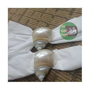 Superbes ronds de serviette coquillage côtier souvenir coquillage nature coquillage fait main de qualité supérieure artisanat créatif du Viet Nam - Product Image 4
