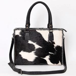 Sac fourre-tout en cuir de vachette de bohème de haute qualité Style occidental épaule luxe fronde gland prêt Stock fabricant personnalisé automne - Product Image 3