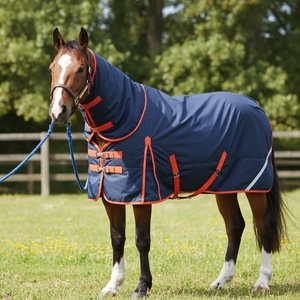 Hot Selling Waterproof Horse <b>Rug</b> Outdoor Stable Blanket Turnout <b>Rugs</b> Detachable Full Neck and Leg Straps Riding Horse Windproof - Product Image 1